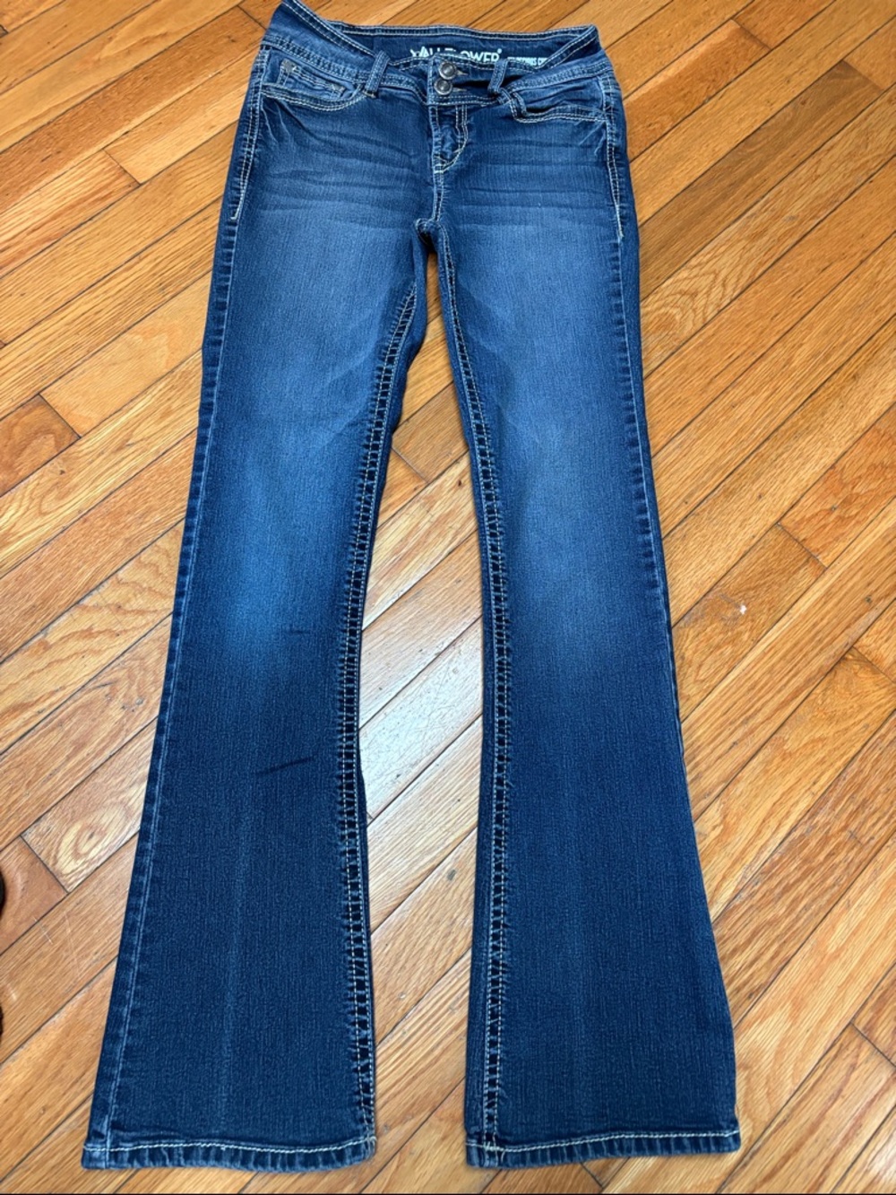 Wallflower Dark Blue Flare Jeans